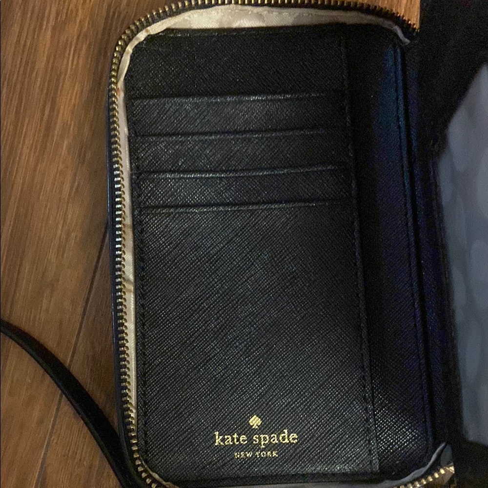 Kate Spade Double Zip Mini Crossbody Black - Picture 10 of 10